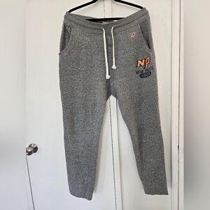 League Gray Sweatpants with Orange and White Accents